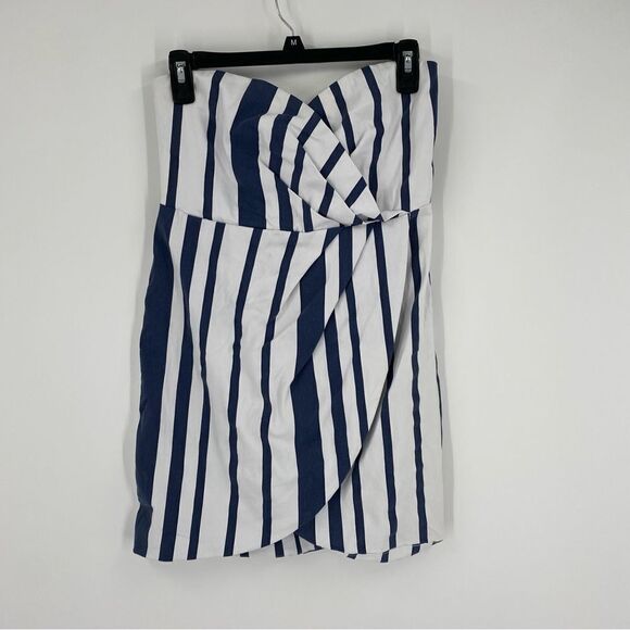 Olivaceous Women’s Striped Strapless Mini Dress size M - Picture 1 of 3